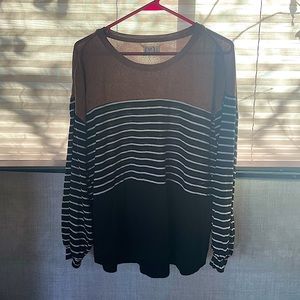 Maurice’s 0X multicolor sweater